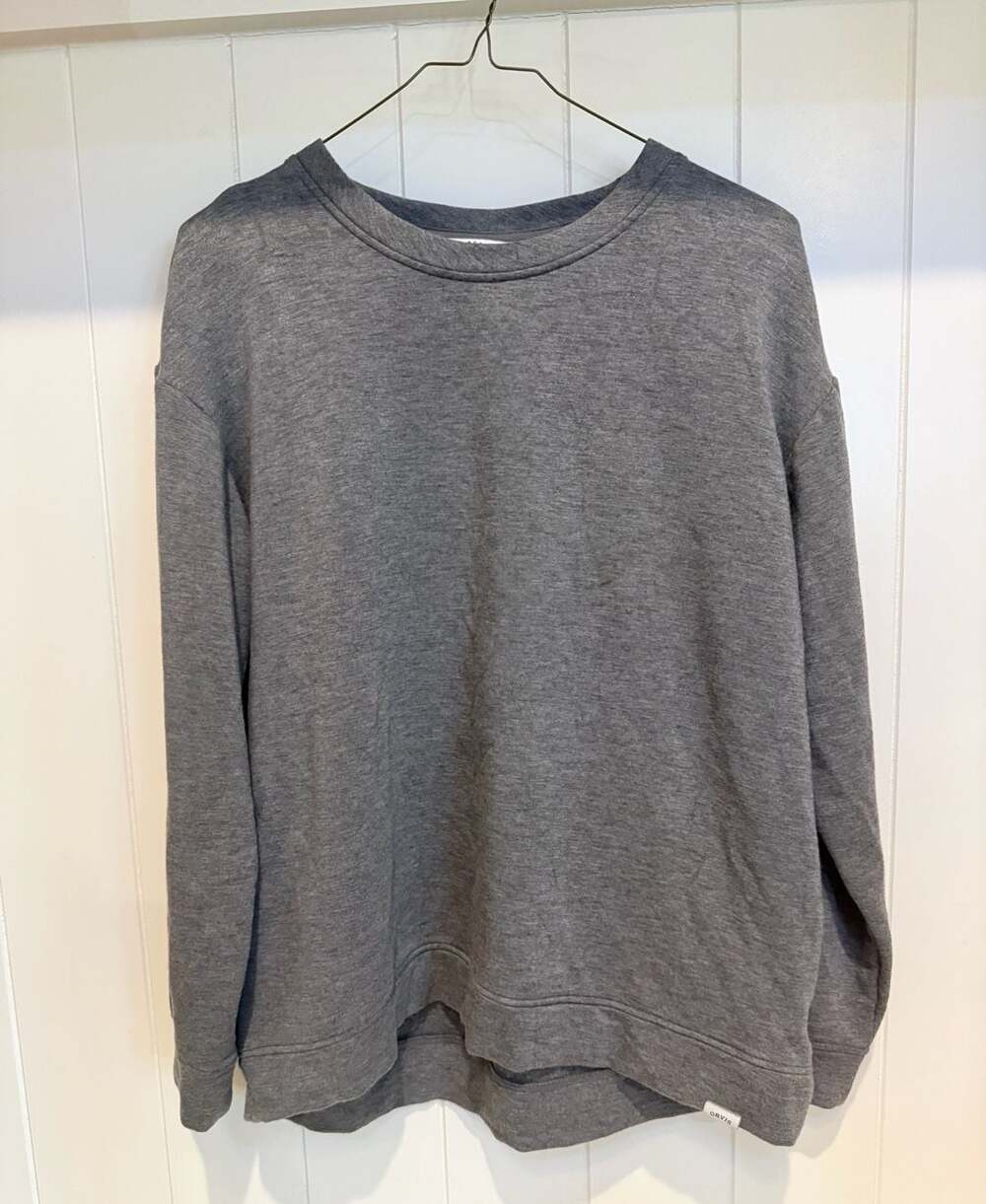 Orvis Classic Collection Grey Long Sleeve Crewneck Sweatshirt